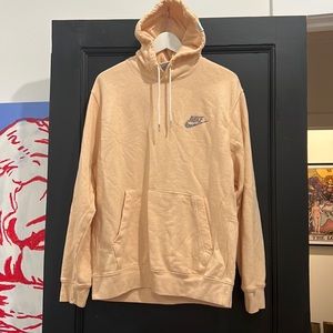 Nike Hooded Sweatshirt- Peach- Men’s L